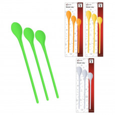 SET 3 MESTOLI PLASTICA COLOR 1136 (12pz)